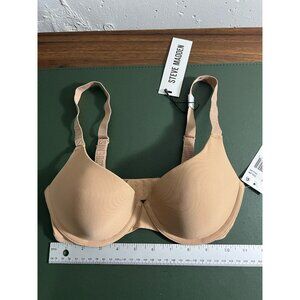 Steve Madden Women’s Demi Logo-Strap Bra Praline 32B